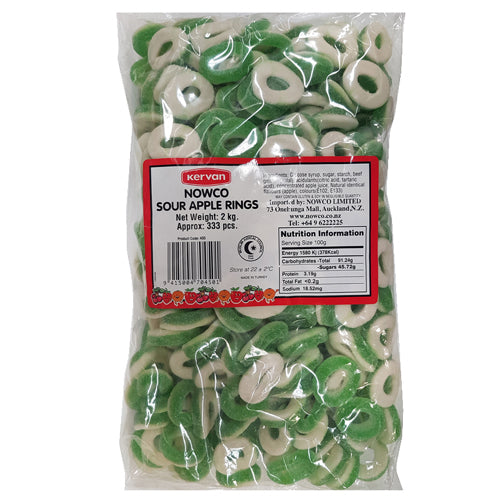 Sour Apple Rings 2 Kg
