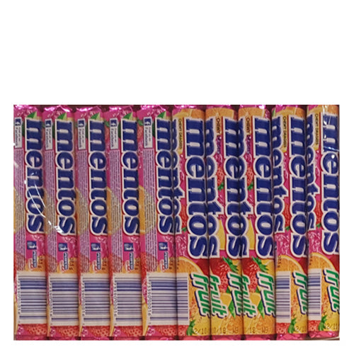 Mentos Rolls Fruit 37.5g