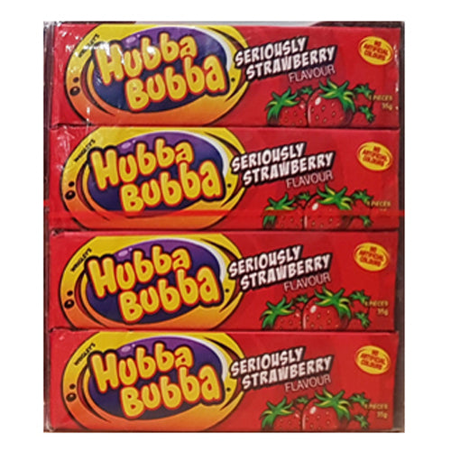 Hubba Bubba Gum Seriously Strawberry 35g