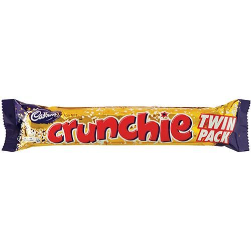 Cadbury Crunchie Twin Pack 80g 24 Pack
