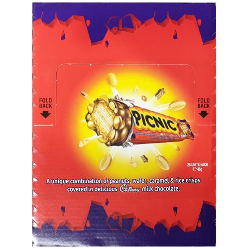 Cadbury Picnic 46G 25 Pack