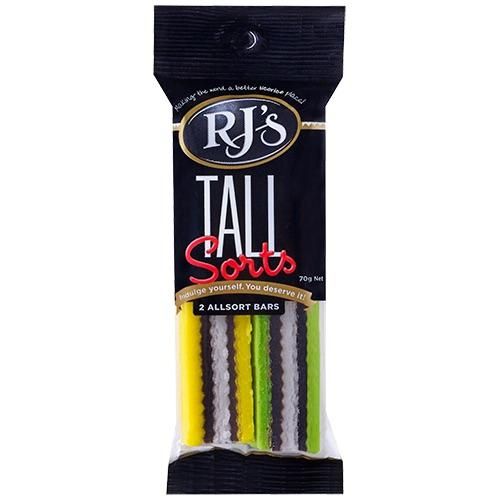Rjs Licorice Tallsorts 2 Pack 70g