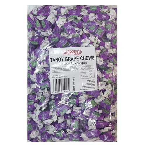 Tangy Grape Chews 2 Kg