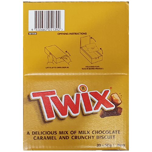 Twix Chocolate Bars box 25