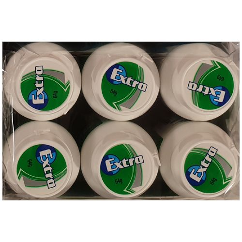Extra White Spearmint Sugarfree Gum 64G 6 Pack