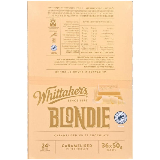 Whittaker's Blondie Chunky 50G 36 Pack
