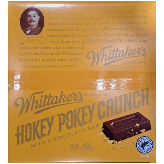 Whittakers Slab Hokey Pokey 50g