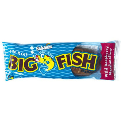 Rainbow Big Fish Raspberry chocolate-coated raspberry marshmallow fish box