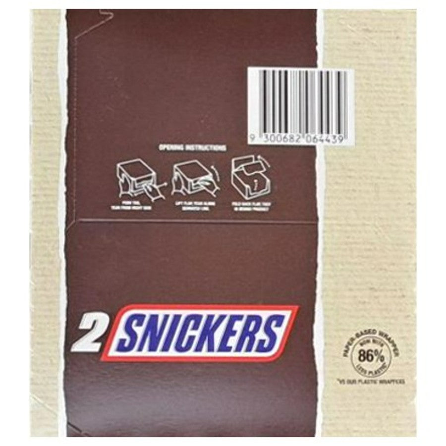 Snickers Twin Pack 64G 25 Pack – Bulk Lollies NZ