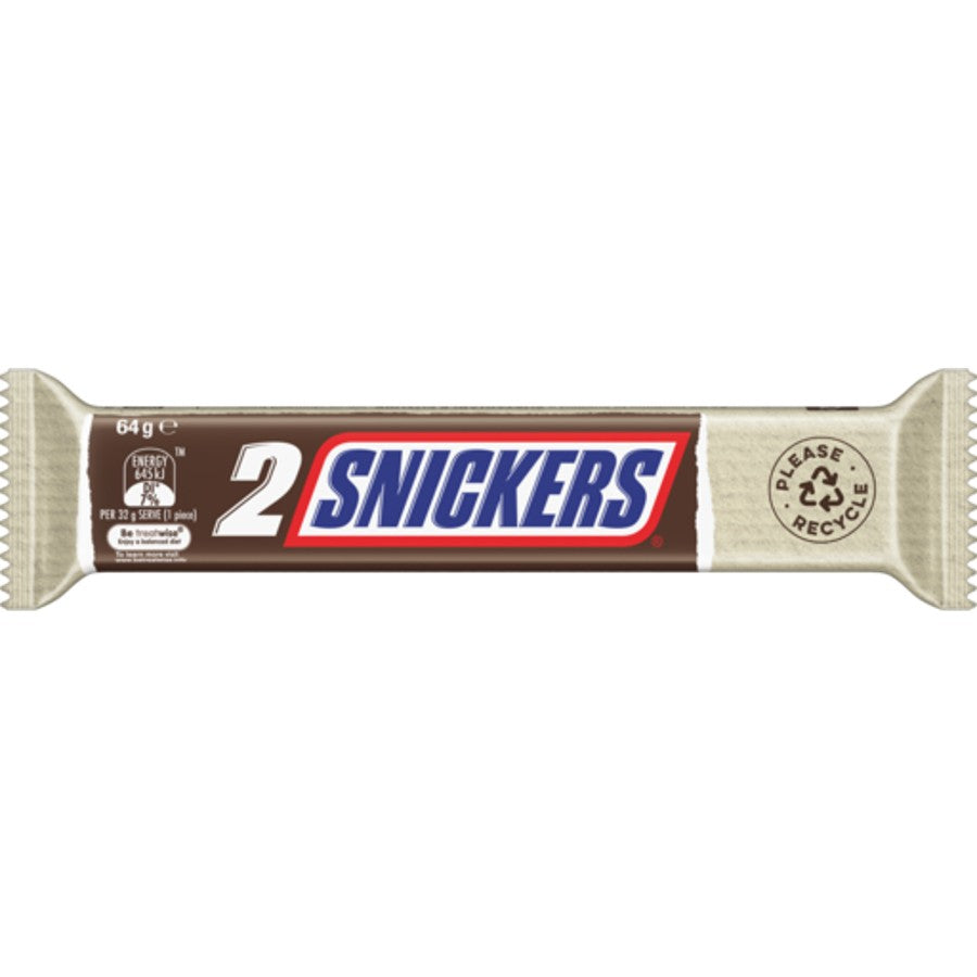 Snickers Twin Pack 64G