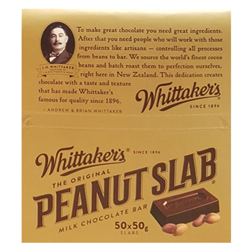 Whittakers Slab Peanut 50g