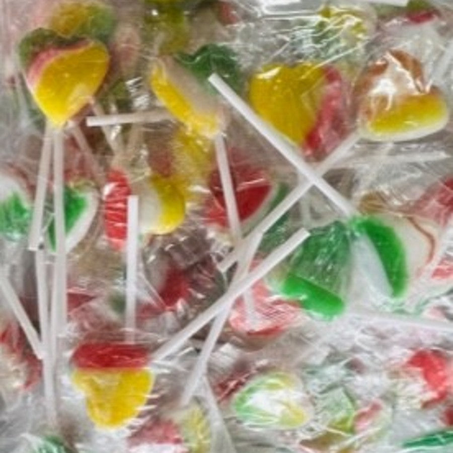 Flopito Lollipops Little Coloured Hearts 6g