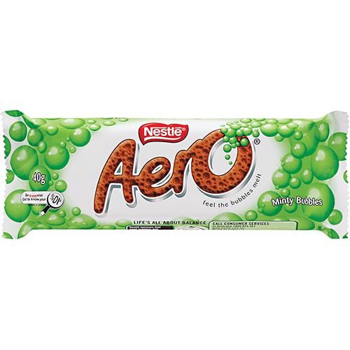 Nestle Aero Chocolate Peppermint 40G 24 Pack