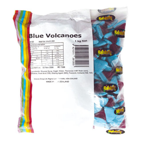 Rainbow Blue Volcanoes