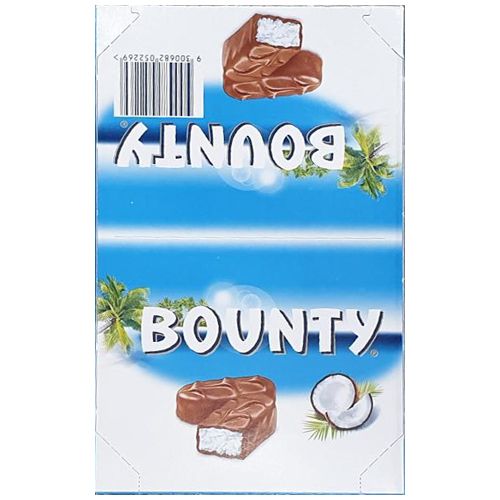 Bounty Milk Chocolate Bar 56G 24 Pack