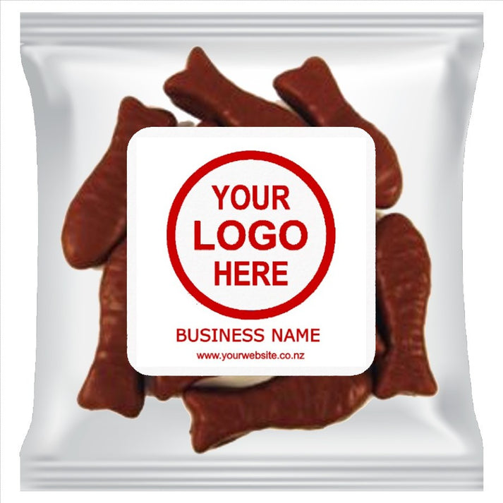Promo Choc Fish Mini Bags – Bulk Lollies NZ