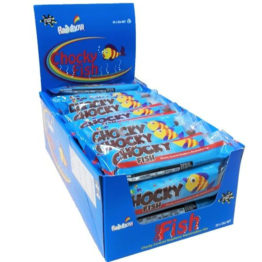 Rainbow Chocky Fish 25G 50 Pack