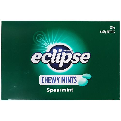 Eclipse Spearmint Chewy Mints 93G 6 Pack