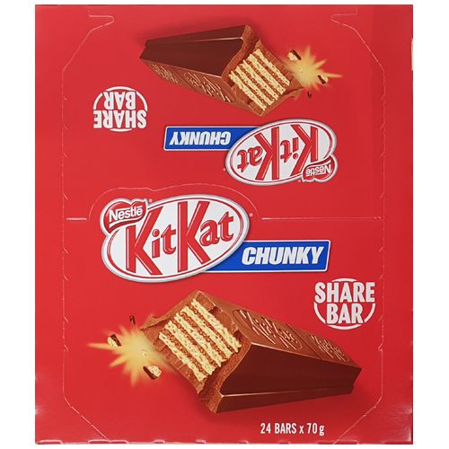Nestle Kit Kat Chunky King Size 70G 24 Pack