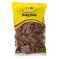 1kg bag of classic bite sized raspberry chewy fish lollies coated in a smooth milk chocolate layer