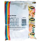 Rainbow Fruit Rings assorted chewy gummy fruit flavoured ring lollies in colourful mix