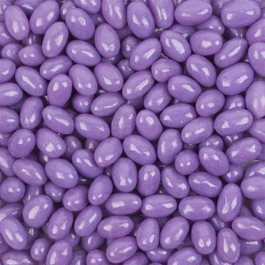 Rainbow Purple Jelly Beans 1kg chewy berry flavoured purple candy beans for events and parties
