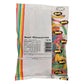 A colorful 1kg assortment of Rainbow Sour Gloworms featuring vibrant worm-shaped gummy candies dusted with a fine sour sugar coating.