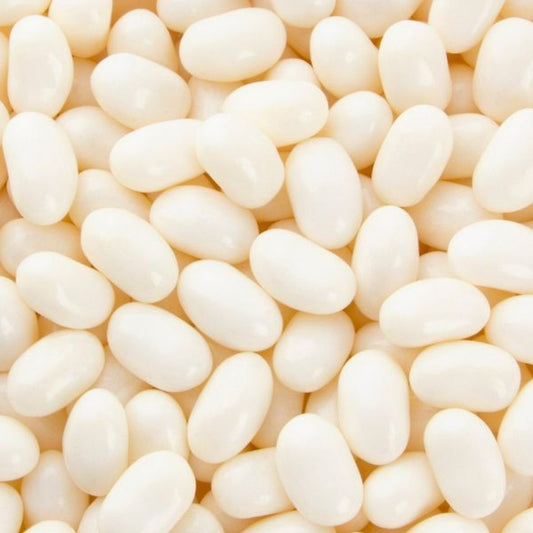 Rainbow White Jelly Beans 1kg soft chewy vanilla fruit flavoured candy beans
