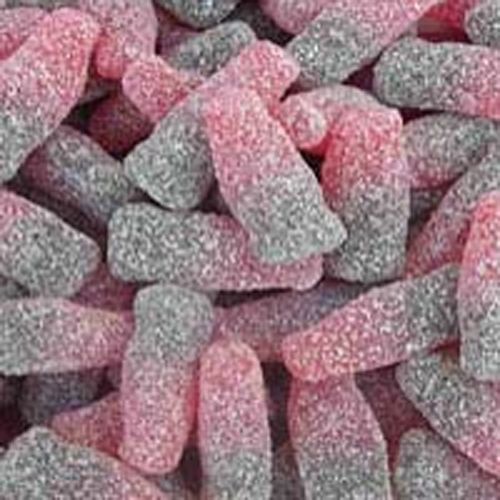 Sour Raspberry Cola Bottles 2 Kg