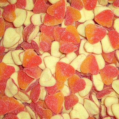 Sour Peach Hearts 2 Kg