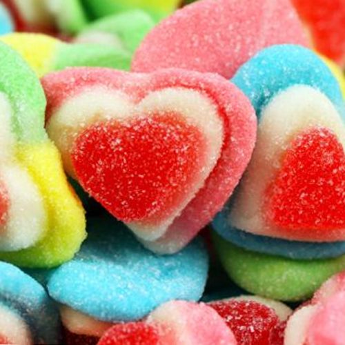 Triple Hearts Sugared 1.5 Kg