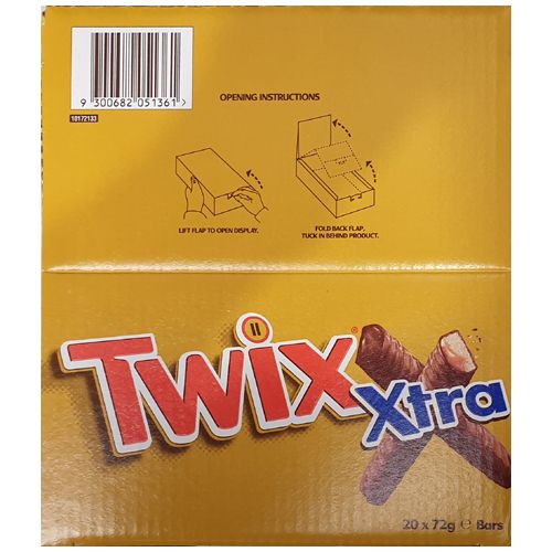 Twix Twin Pack 72G 20 Pack