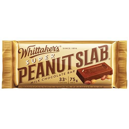 Whittaker's Super Peanut Slab 75g 30 Pack